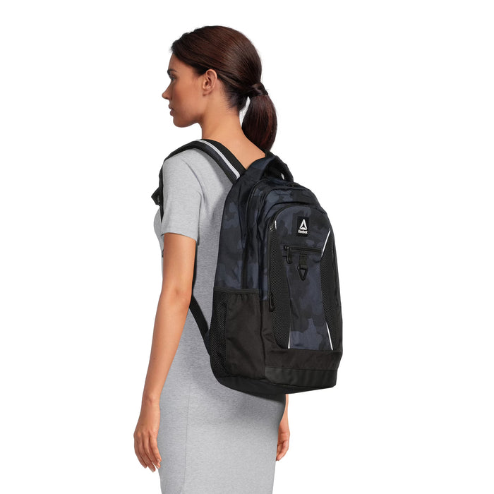 Reebok Mochila para portátil Unisex Adulto Laredo de 19,5", Camuflaje Negro