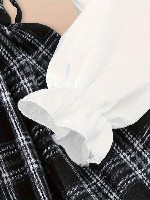Conjunto de Vestido Elegante para Niña con Estilo Encantador