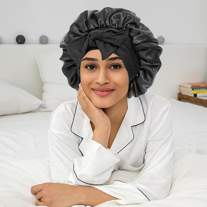 Gorros Multiusos para Dormir y Ducha para Mujeres - Protectores de Cabello Ultra Suaves