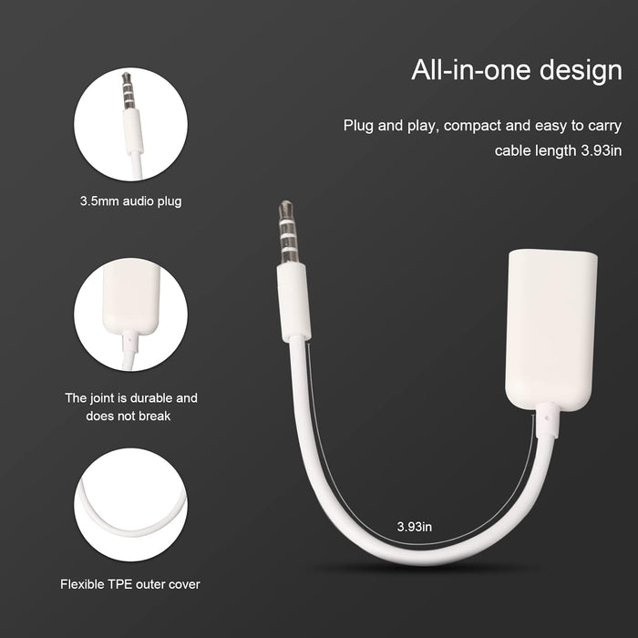 Adaptador AUX a USB - Quierox - Tienda Online