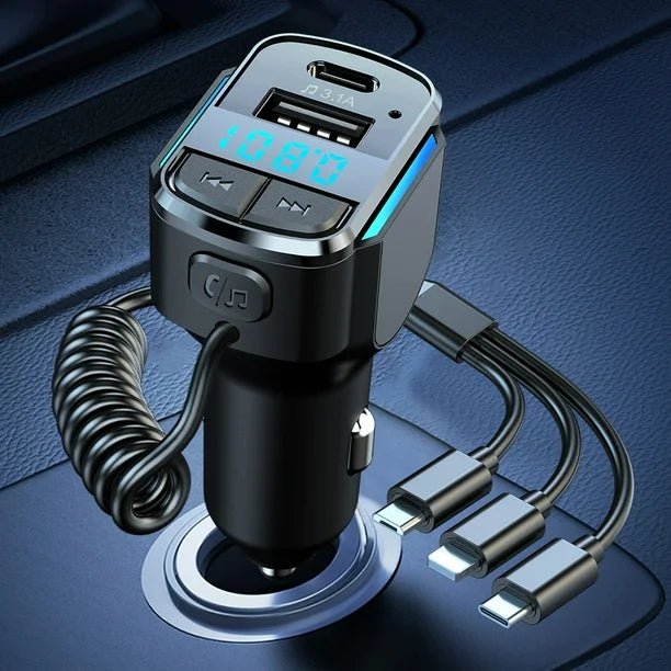 Adaptador de alimentación del automóvil Cable de carga rápida - Quierox - Tienda Online