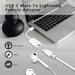 Adaptador de audio USB C a Lightning, convertidor de auriculares Lightning tipo C - Quierox - Tienda Online