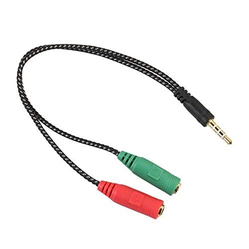Adaptador de auriculares para juegos con cable jack de 3,5 mm, divisor de audio en Y - Quierox - Tienda Online