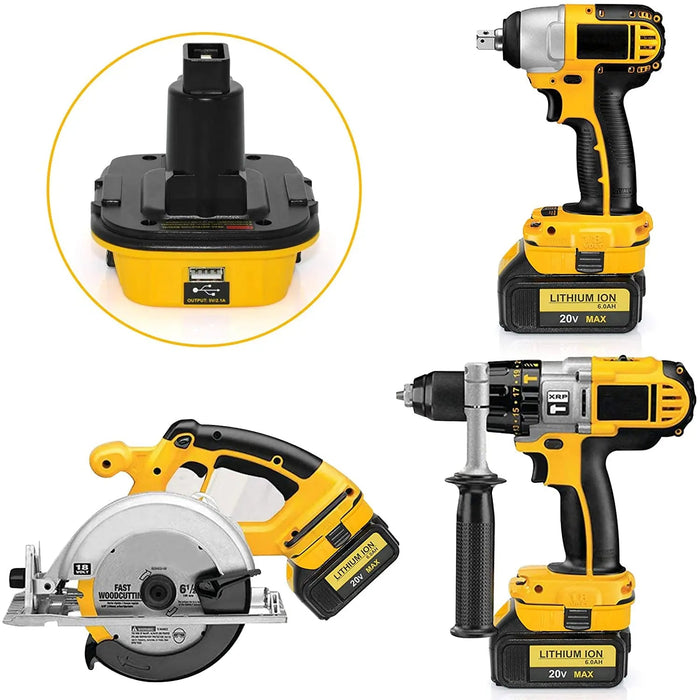 Adaptador de batería DCA1820 de repuesto, convertidor para DEWALT, 18V, 20V Max - Quierox - Tienda Online