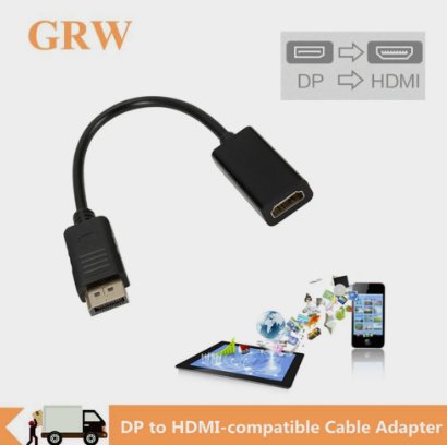 Adaptador de Cable compatible con DP a HDMI, macho a hembra, para HP/DELL, portátil, PC - Quierox - Tienda Online