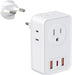 Adaptador de enchufe de viaje europeo, 3 cargador USB (1 puerto USB C) - Quierox - Tienda Online