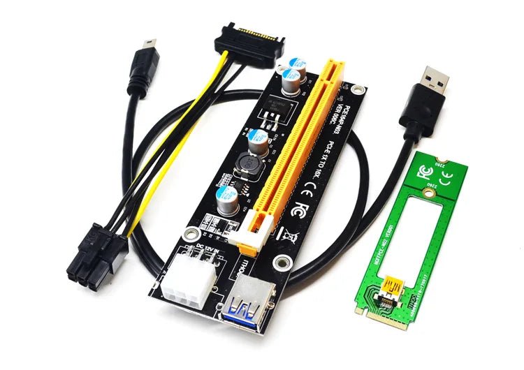 Adaptador de tarjeta elevadora de 1X a 16X, M2, NGFF, PCI - E - Quierox - Tienda Online