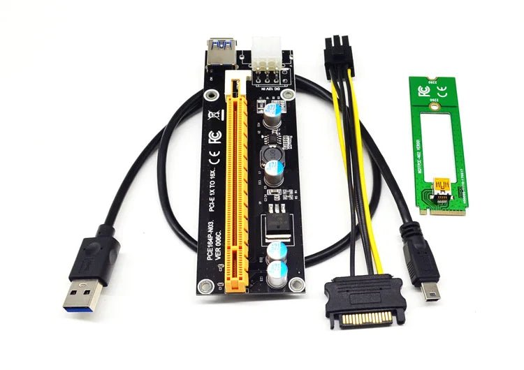 Adaptador de tarjeta elevadora de 1X a 16X, M2, NGFF, PCI - E - Quierox - Tienda Online