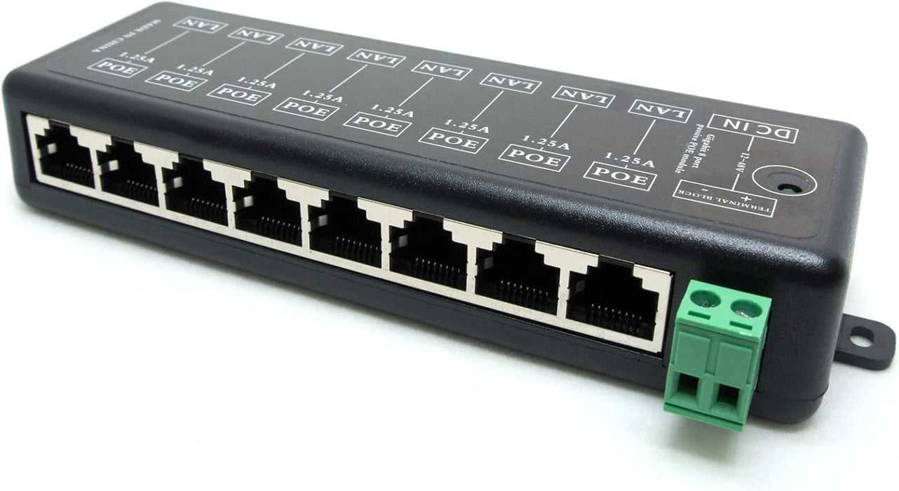 Adaptador Ethernet Midspan con inyector PoE pasivo - Quierox - Tienda Online