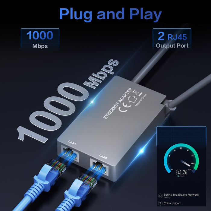 Adaptador Ethernet para Starlink Gen 2, adaptador de múltiples puertos Starlink a RJ45 - Quierox - Tienda Online