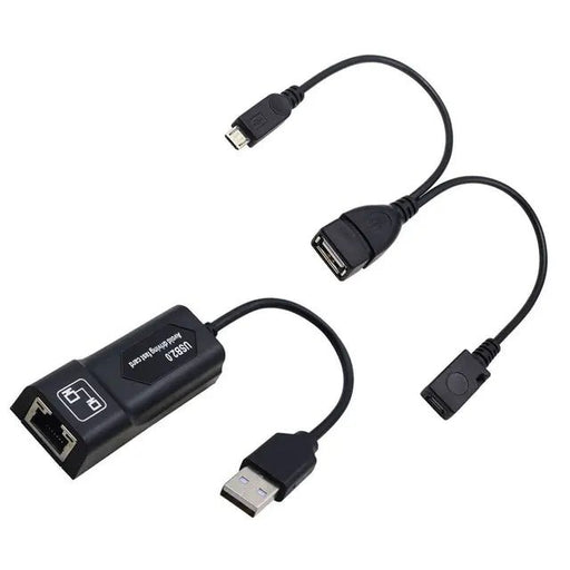 Adaptador Micro USB 2.0 a RJ45, cable convertidor USB 2.0 LAN Ethernet - Quierox - Tienda Online