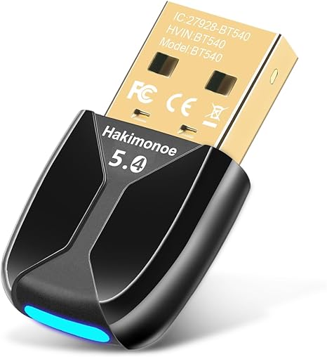 Adaptador USB Bluetooth 5.4 mejorado para PC, adaptador USB inalámbrico para computadora portátil - Quierox - Tienda Online
