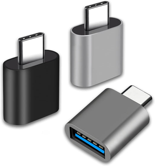 Adaptador USB C a USB, convertidor OTG Thunderbolt 4 tipo C (paquete de 3) - Quierox - Tienda Online