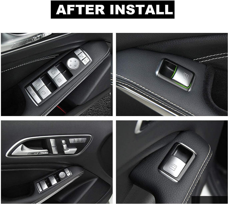 Adhesivo de botón de ventana eléctrica para reposabrazos de puerta interior - Quierox - Tienda Online