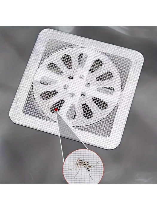 Adhesivo para desagüe de suelo para cocina y baño, evita que entren pelos e insectos, 10 PIEZAS - Quierox - Tienda Online