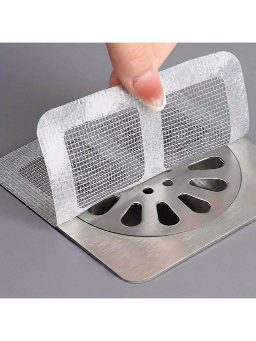 Adhesivo para desagüe de suelo para cocina y baño, evita que entren pelos e insectos, 10 PIEZAS - Quierox - Tienda Online