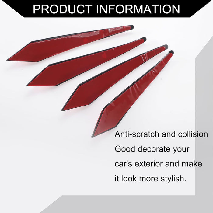 Adhesivo protector para espejo retrovisor de puerta (plástico resistente a arañazos, 4 unds - Quierox - Tienda Online