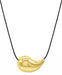 ADORNIA Collar ajustable con forma de lágrima dorada y cordón negro resistente al deslustre - Quierox - Tienda Online