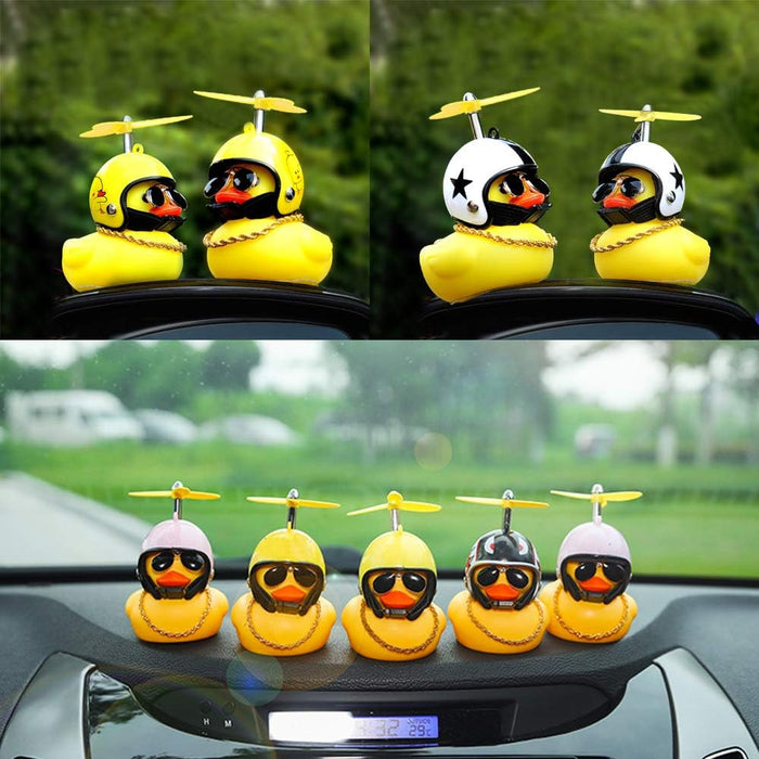 Adornos de goma para coche, diseño de pato, color amarillo - Quierox - Tienda Online