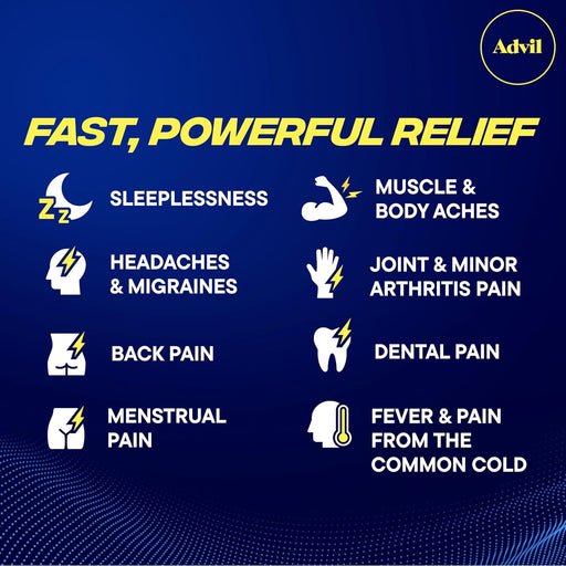 Advil Analgésico PM y ayuda para dormir nocturno, medicamento para el dolor - Quierox - Tienda Online