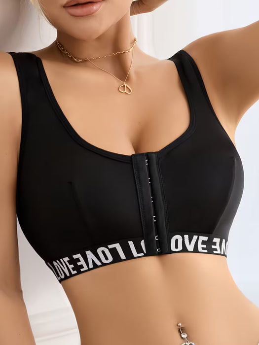 SHEIN Sujetador de Cierre Frontal para Mujer con Tirantes Anchos