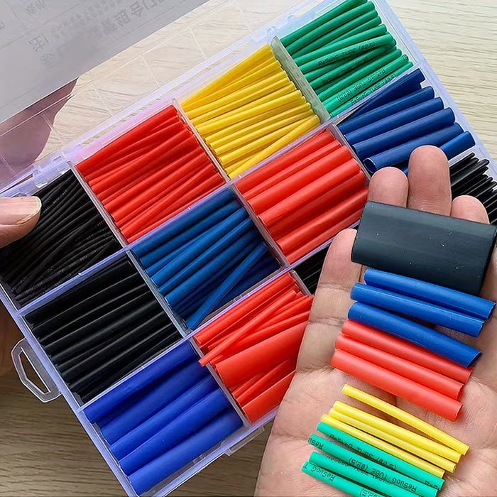 580pcs Funda aislante de cable resistente al calor y pistola de calor