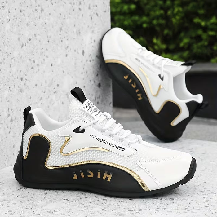 Zapatillas Deportivas Casuales para Hombre con Cordones, Elegantes y Versátiles