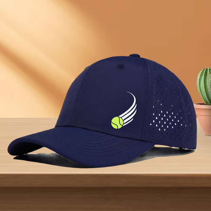 1 Gorra de camionero con diseño 'Tennis', Gorra de golf de secado rápido con malla perforada
