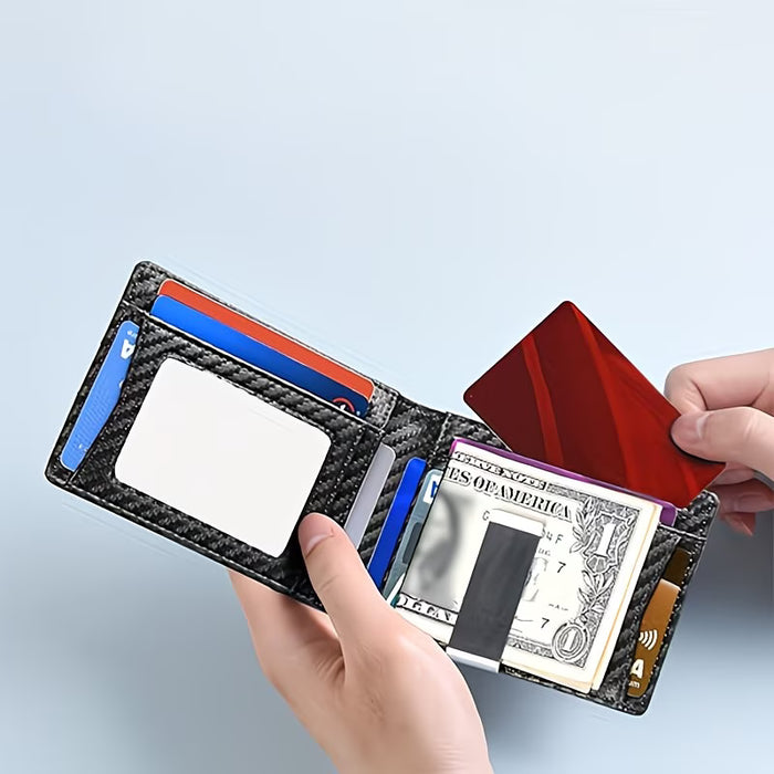 Billetera RFID ultradelgada para hombre para tarjetas