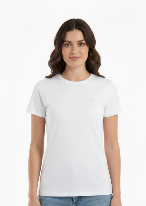 AEROPOSTALES Camiseta Básica Para Mujer Color Blanco Aero Girls - Quierox - Tienda Online