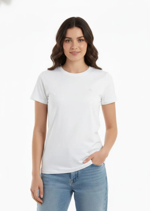 AEROPOSTALES Camiseta Básica Para Mujer Color Blanco Aero Girls - Quierox - Tienda Online