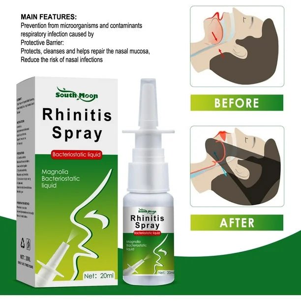 Aerosol nasal Congestión nasal, picazón, goteo nasal, estornudos, cuidado nasal, 20ml - Quierox - Tienda Online