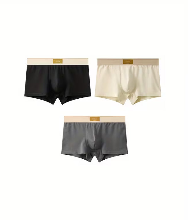 1 Boxer Briefs Shorts Ropa Interior Para Hombres, Transpirables Suaves Y Cómodos