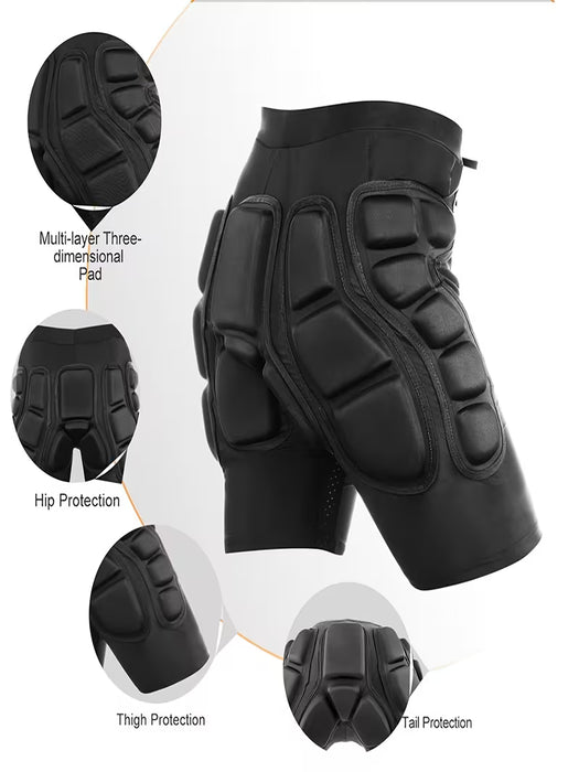 Pantalones de cadera para esquí para adultos, engrosados