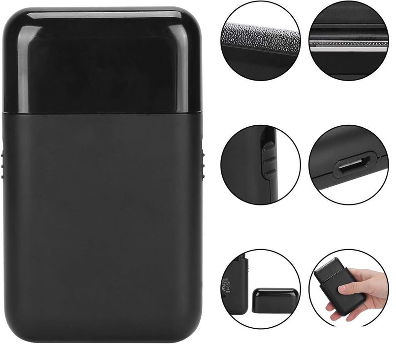 Afeitadora de viaje USB - C, afeitadora eléctrica recargable por USB, afeitadora de barba - Quierox - Tienda Online