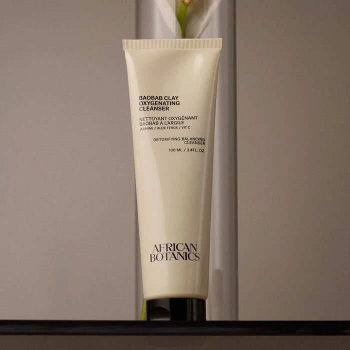 African Botanics Limpiador oxigenante de arcilla de baobab, 100ml - Quierox - Tienda Online
