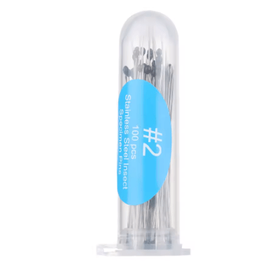 Aguja de espécimen de acero inoxidable con caja de plástico #2 - Quierox - Tienda Online
