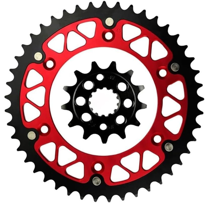 AHL Piñón trasero compuesto de aluminio de acero (45 dientes) - Quierox - Tienda Online