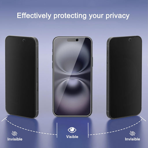 Ailun Protector de pantalla de privacidad paquete de 3, para iPhone 16 + protector de lente de cámara - Quierox - Tienda Online