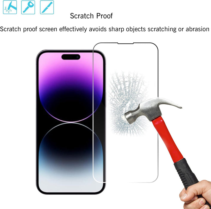 Ailun - Protector de pantalla, iPhone 14 Pro, paquete de 3, protector de lente de cámara - Quierox - Tienda Online