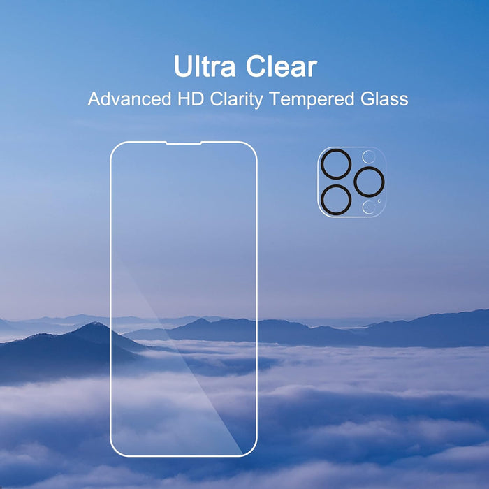 Ailun - Protector de pantalla, iPhone 14 Pro, paquete de 3, protector de lente de cámara - Quierox - Tienda Online