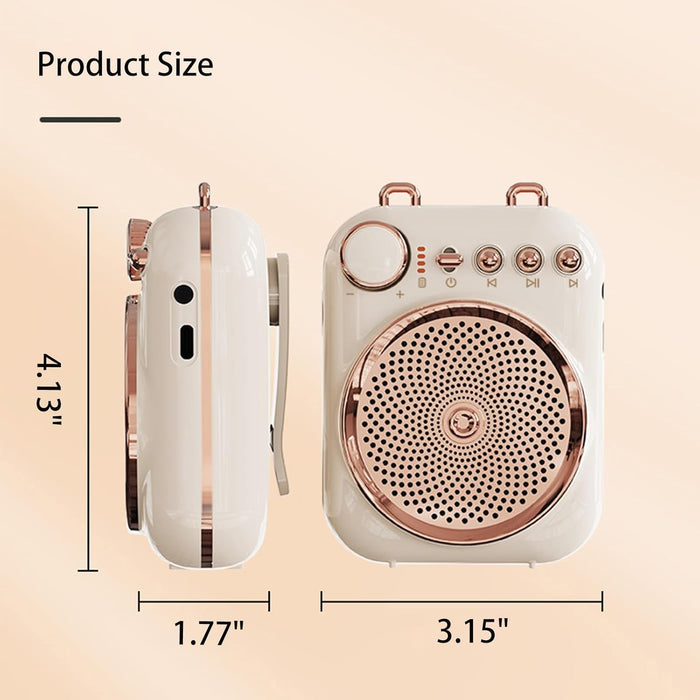 Aisomex Amplificador de voz portátil con auriculares y micrófono - Quierox - Tienda Online