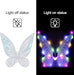 Alas de hadas iluminadas, alas de mariposa LED para niñas y mujeres, disfraz de Halloween - Quierox - Tienda Online