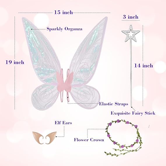 Alas de hadas para adultos, alas de mariposa para niñas - Quierox - Tienda Online