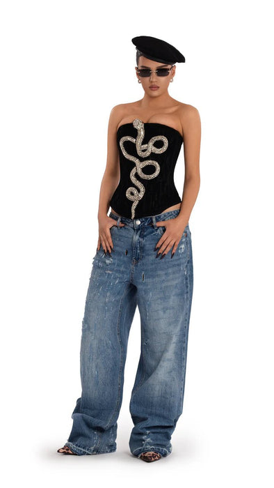 Albina Dyla Corset Veneno retorcido - Quierox - Tienda Online