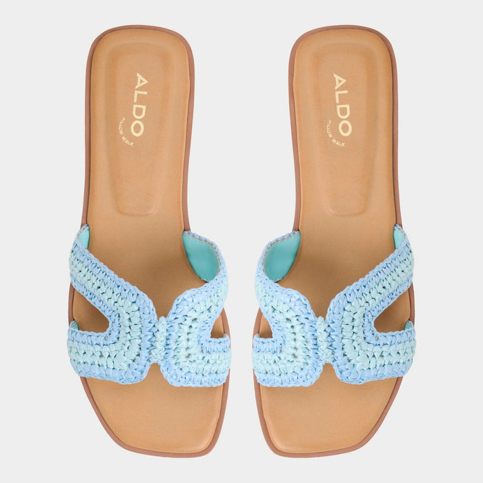 Aldo Itsandal sandalias planas azules para mujer - Quierox - Tienda Online