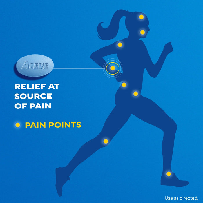 Aleve Caplets Analgésico de Naproxeno Sódico, 270 Unidades - Quierox - Tienda Online