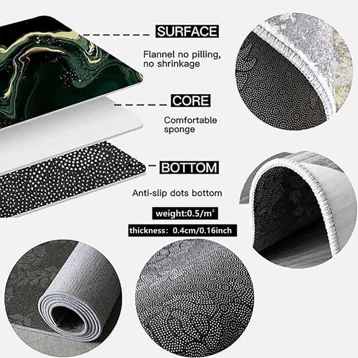 Alfombra con diseño de dólar estadounidense para sala de estar, cocina, pasillo, 45cm*120cm - Quierox - Tienda Online