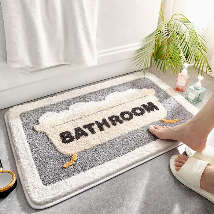 Alfombra de baño, súper absorbente, absorción de agua y secado rápido 12*18 pulgadas - Quierox - Tienda Online