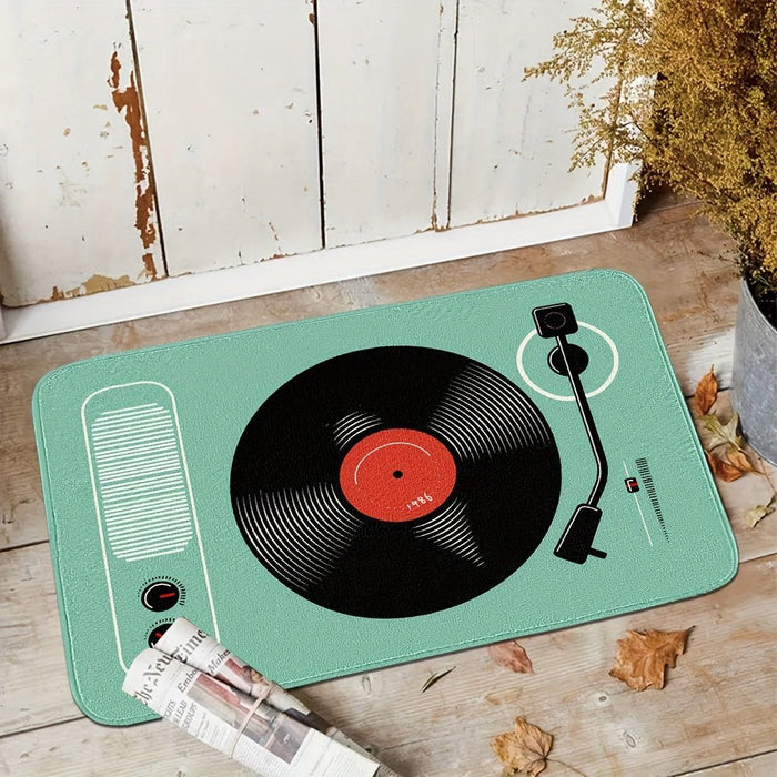 Alfombra de Entrada con Diseño de Vinilo Vintage, Duradera - Quierox - Tienda Online